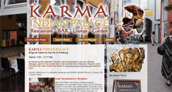 Desktop Screenshot of karma-indian-palace.de